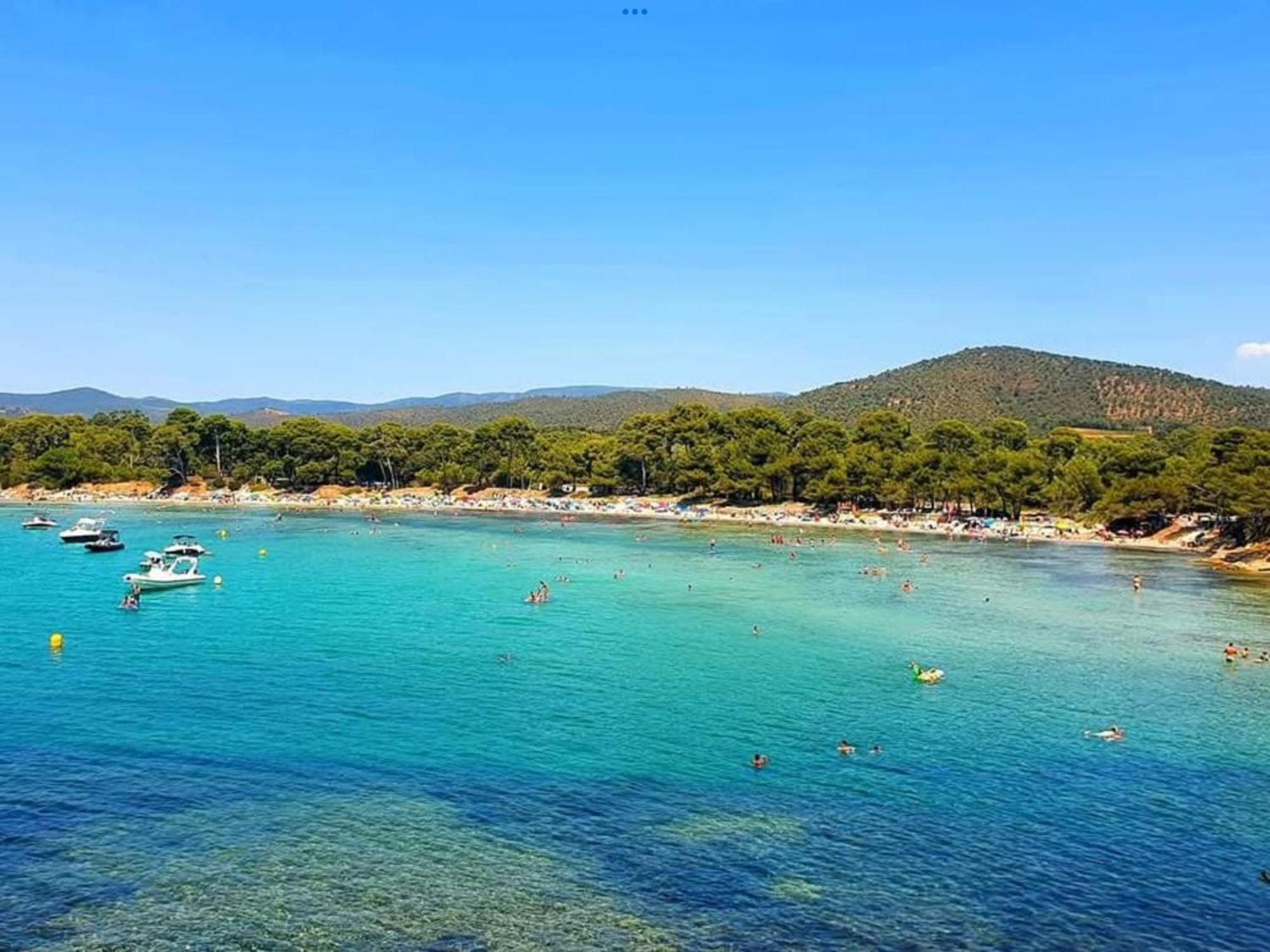 Appartement Pieds Dans L'Eau Vue Mer Bormes Les Mimosas Exterior foto